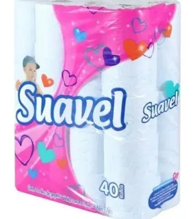 Papel Higienico Suavel 40 Rollos De 213 Hojas Dobles