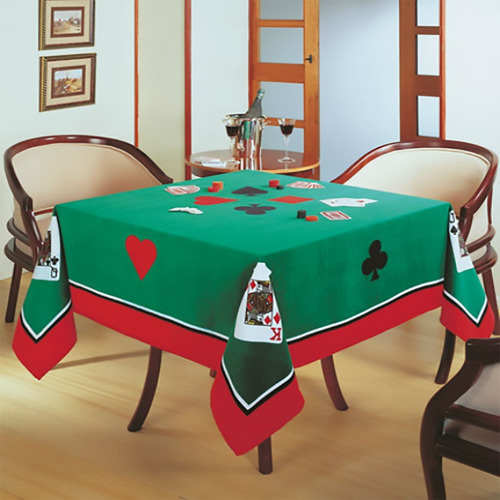 Toalha De Mesa Quadrada P/jogos Poker Truco Baralho Promoção