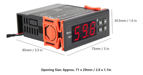 Controlador De Umidade Com Display Led Digital De Alta