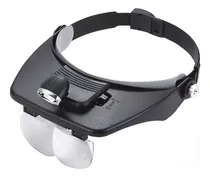 Comprar Vincha Con Lupa Cosmetologia Luz Led + 4 Lentes Con Aumento 