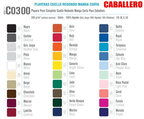 Playeras Yazbek Cuello Redondo Paquete 50 Pzs Envió Gratis