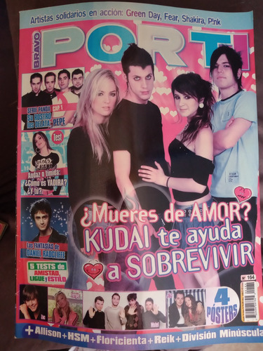 Kudai En Revista Bravo Por Ti Reik, Belinda, Enero 2007