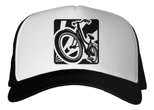 Gorra Dibujo Bicicleta Ciclisto Aventura M1