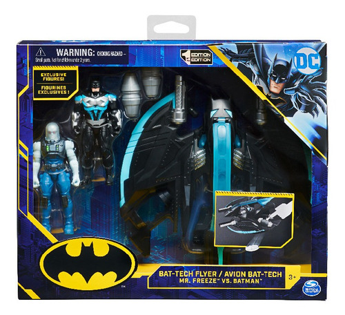 Bat Tech Batiavion C/fig Batman Vs Mr Freeze Int 67811t Dc | Envío gratis