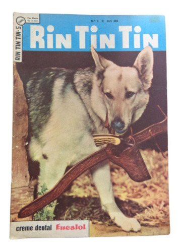 Hq Gibi Rin Tin Tin 2ª Série Nº5 Abril-maio 1966 Ebal Raro!