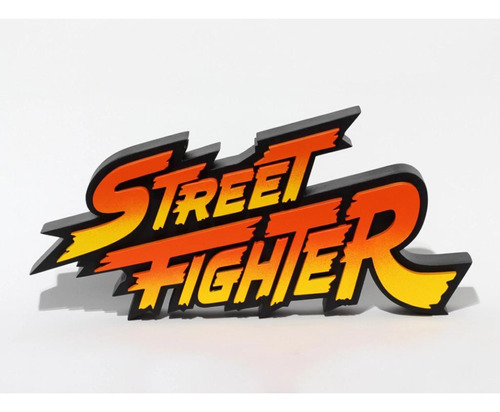 Placa Decorativa Street Fighter