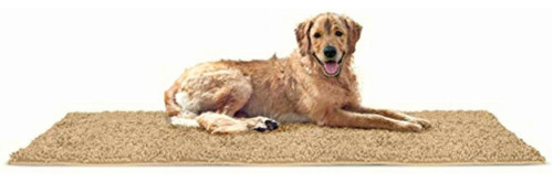 Furhaven Pet Dog Mat | Muddy Paws Towel & Shammy Rug, Sand