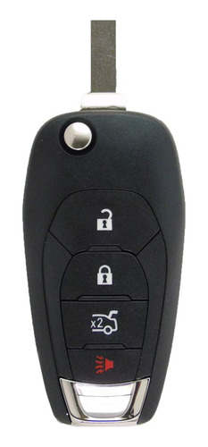 Reemplazo Para Boton Chevrolet Cruze Flip-key Remote Rpo Fcc