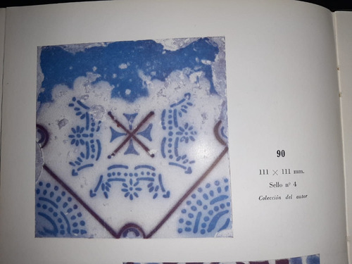 Imagen 4 de 6 de Antiguo Azulejo Pas De Calais N° 90 7658