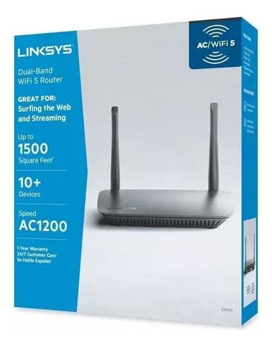 Router Linksys E5400 Ac1200 Wifi 5 Doble Banda 4 Puertos