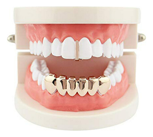 Grills Para Dientes - Single Plain Gap Top Grillz Tooth Top 