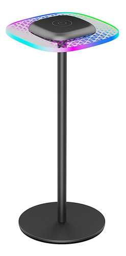 Lámpara De Escritorio Led Con Luz Rgb, Recargable, Cuadrado