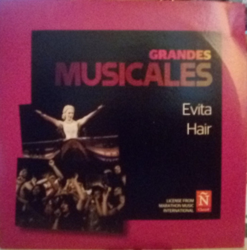 Cd Grandes Musicales  Evita-hair 