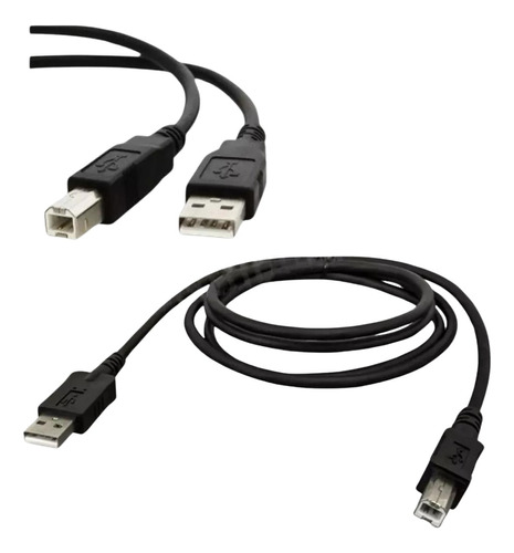 Kit 10 Cabos Impressora Usb 1,5m Emborrachado