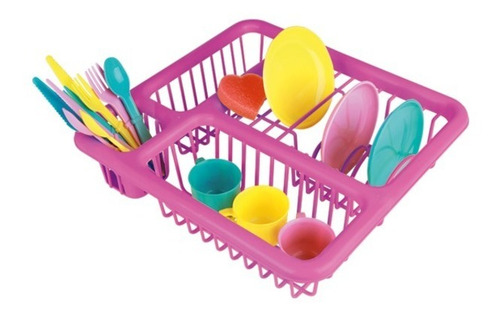 Escurridor de juguete, fabricado con forma de abalorios de colores Xplast