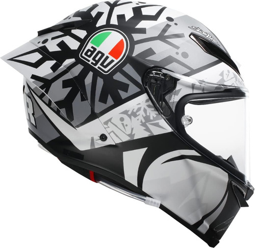 Casco Para Moto Agv Model. Talla L Color Gris