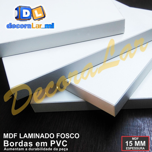 Imagem 4 de 5 de Kit 8 Prateleiras 60x20 Preto Frete Grátis Mdf 15mm 60208p
