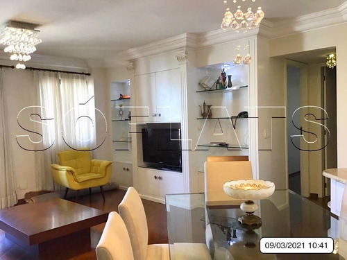 Imagem 1 de 15 de Flat Alto Padrão Em Moema, Com 03 Dorms - Sf34439