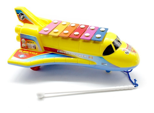 Cohete Avión Xilófono Marimba Clásico Juguete Niños 3035