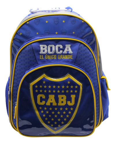 Mochila Espalda 16 Pulgadas Boca Juniors Licencia Original