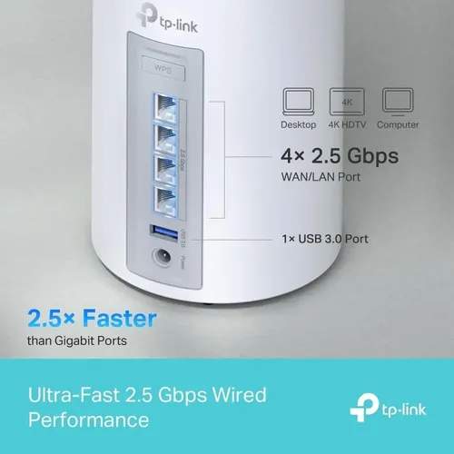 Malha Tp-link Deco Wifi7 Para Todos El Hogar Be11000, Pacote