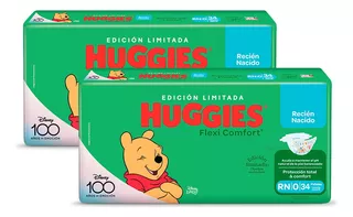 Pañales Huggies Flexi Comfort Megapack Pack X 2