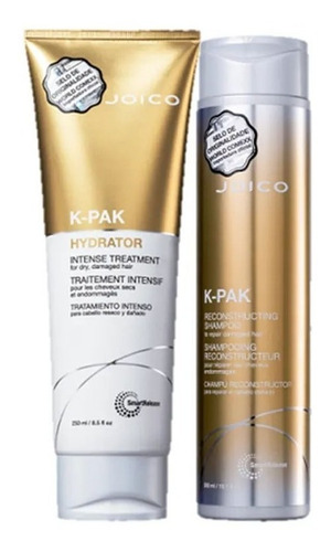 Joico K-pak Shampoo 300ml + Máscara Hydrator 250ml