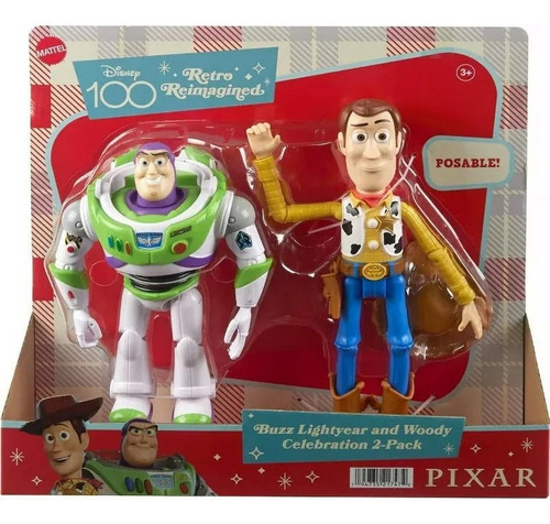Toy Story Set Muñeco Woody Y Buzz Lightyear Disney Pixar