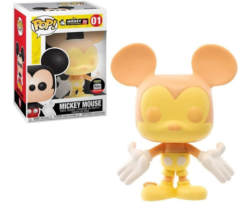 Funko Pop Mickey Mouse 01 Limited Edition 90 Years Amarillo