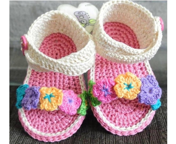 Sandalias Tejidas En Crochet | MercadoLibre ?