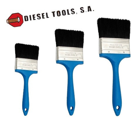 Brochas Para Pintar De 3pzs 2,3,4 PLG Diesel Tools Mayor-det