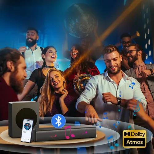 Barra De Sonido Completa Con Dolby Atmos Y Subwoofer