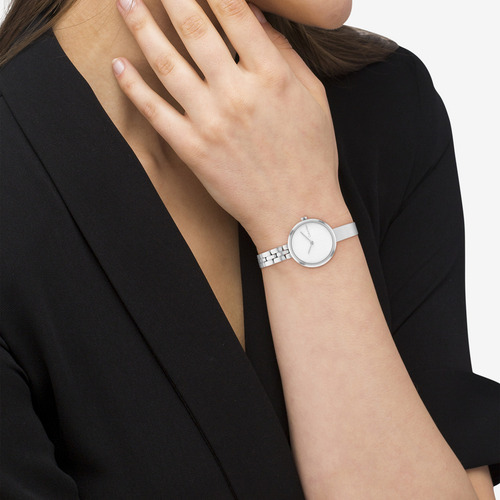 Reloj Mujer Calvin Klein Bangled 25200278 Correa Plata