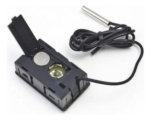 Mini Termómetro Digital Lcd Con Sonda Impermeable Blanco