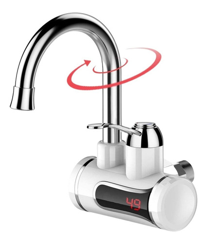 Imagen 4 de 9 de Calentador De Agua Eléctrico 110v Llave Grifo De Pared Mesón