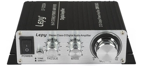 Lepy Componente Amplificador De Audio, Color Negro (lp-2020a
