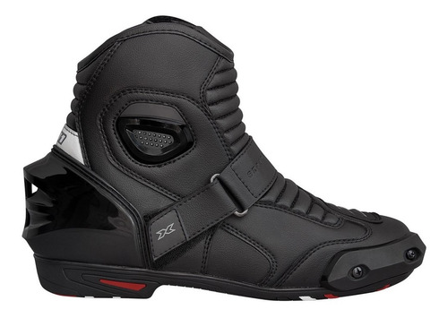 Bota Speed X11 Race Sport Couro Cano Curto 