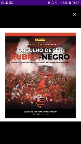 Álbum De Figurinhas Do Flamengo, 2020, Capa Dura,  Completo 