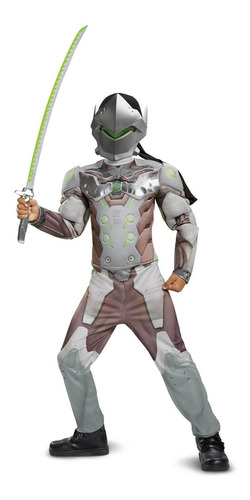 Disfraz De Genji Talla Small Para Niño, Overwatch,