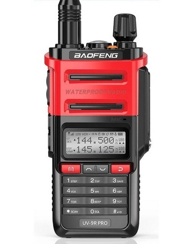 Radio Baofeng Uv-9vr Pro 16w Ip68 Doblebanda 136-520mhz 26km