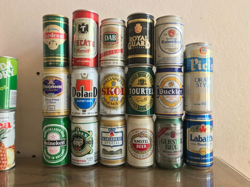 Colección Latas De Cerveza Y Gaseosa