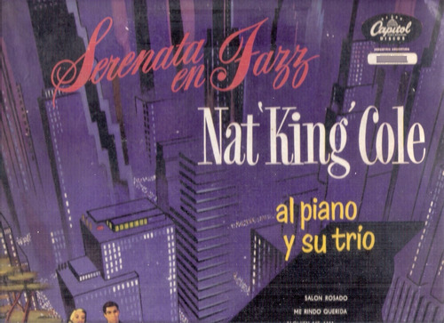 Nat King Cole Al Piano Y Su Trio:serenata En Jazz/lp Capitol