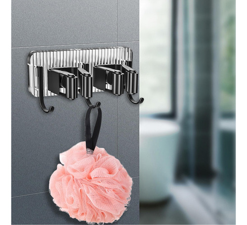 Soporte Para Fregona De Pared Colgador De Escobas Ganchos Ad