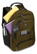 Comprar Mochila Bolsa Notebook Masculina Feminina Impermeável Resistente Reforçada Grande Executiva Escolar Viagem Faculdade Cor Marrom Mochilândia M-81015 40 L