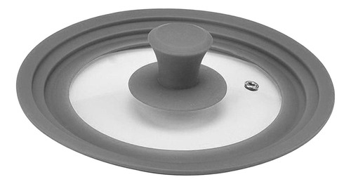 Tapa De Vidrio Templado Multifunción 28 A 30 A 32cm Gris
