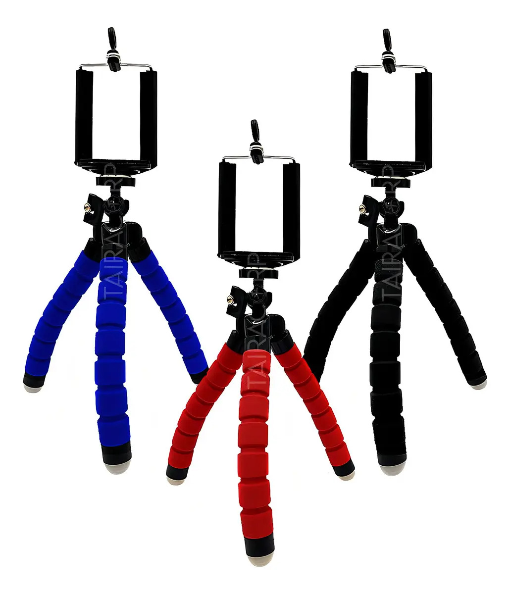 Mini Tripé Flexível Mesa Para Celular Tripe Celular