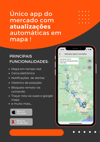Rastreador Veicular 4g Com 1 Ano De App + Chip Gratis!