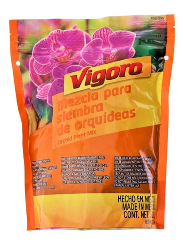 Mezcla Para Siembra De Orquídeas 500 Gr Café Vigoro Full
