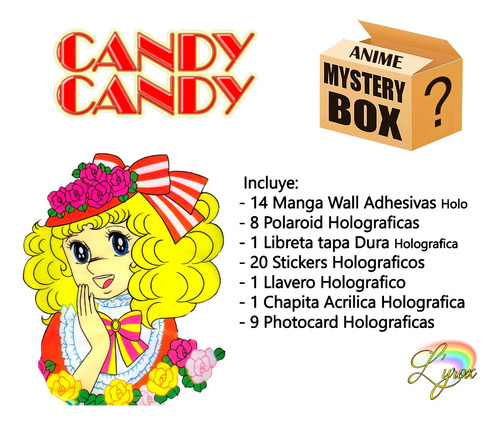 Caja Misteriosa Candy Candy Mystery Box Pack Holografico