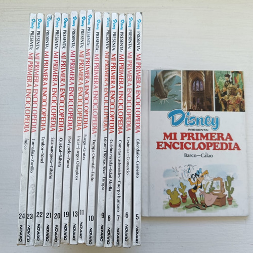 Disney Presenta: Mi Primera Enciclopedia. 16 Tomos. Walt Dis (Usado)